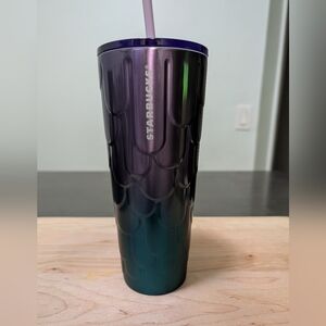 Starbucks Purple and Teal Tumbler